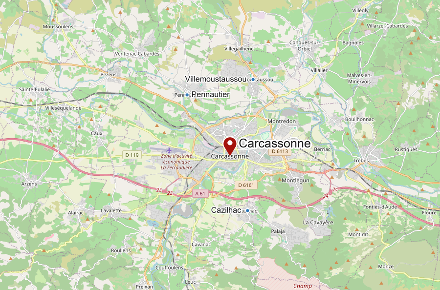 Karte von Carcassonne