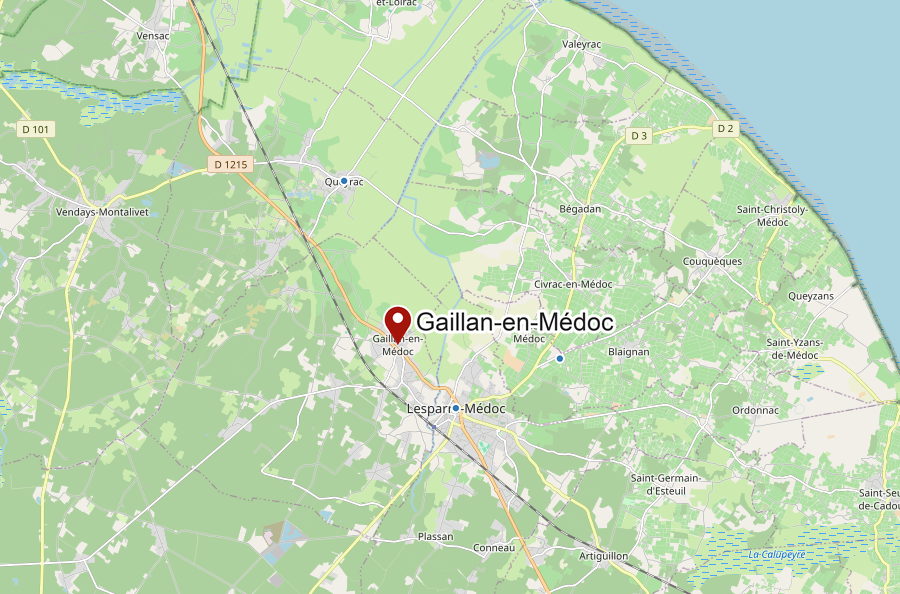 Karte von Gaillan