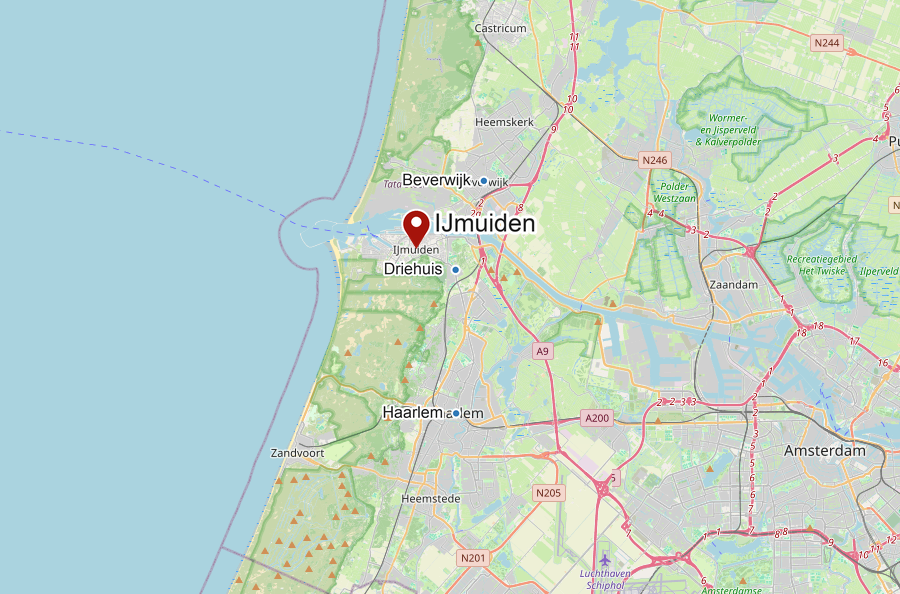 Carte d’IJmuiden