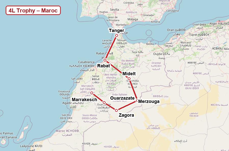 Carte de la Médomarocaine