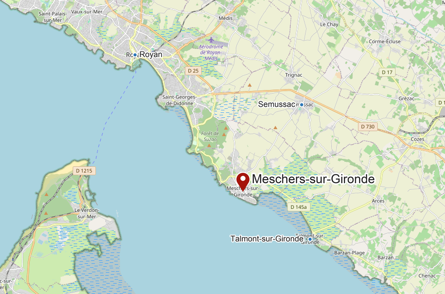 Carte : Meschers-sur-Gironde