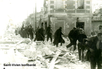 Saint Vivien bombardé