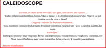 Déménagement et Caléidoscope