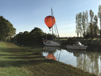 montgolfière préparation