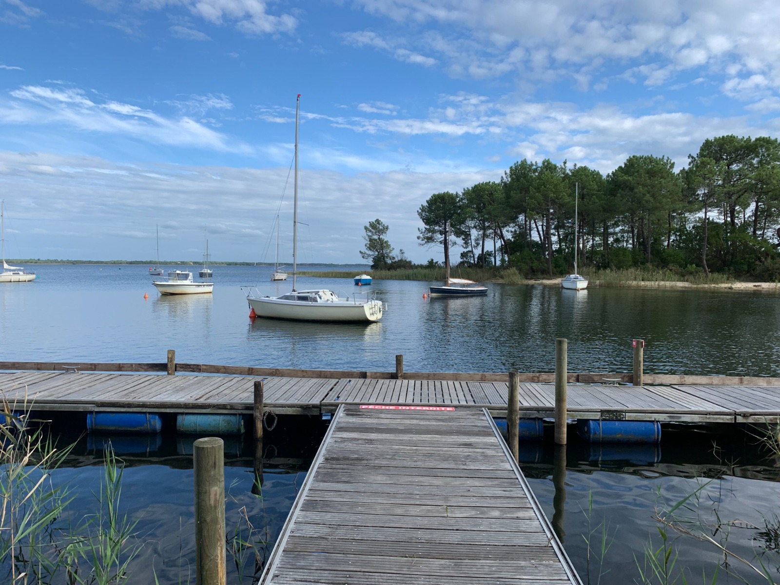 Le lac d’Hourtin dans le Médoc