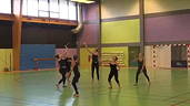 Les filles de Saint-Vivien au twirling...