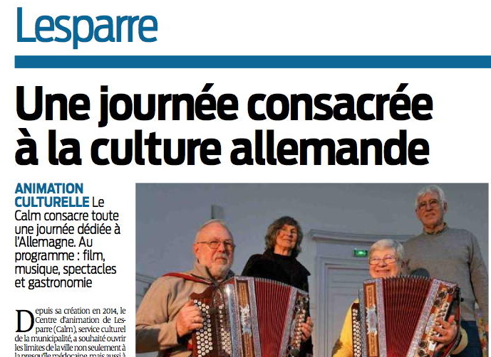 Une journée consacrée à la culture allemande