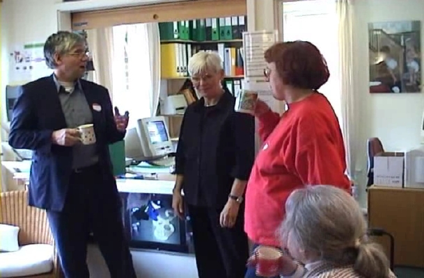 Bild 14: mit Cath Arnold im  Pen Green Center for the under fives in England