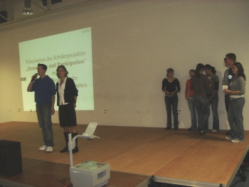 Präsentation bei der Gesametkonferenz