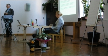 Mit meiner Kollegin Magdalena Kladzinski