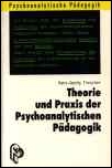 Buchcover Theorie und Praxis der PSychoanalytischen Pädagogik