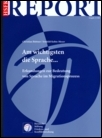 Reportcover Am wichtigsten die Sprache